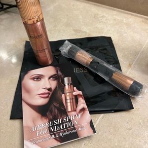 Luminesse spray foundation color medium with brush new never used